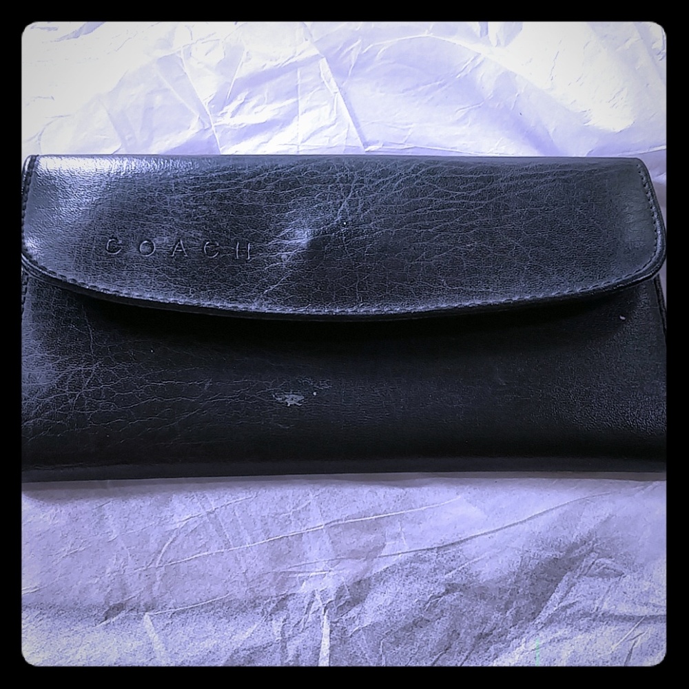 Black Foldout Organizer Wallet